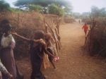im Massai-Dorf