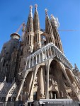 "Rückseite" der Sagrada Familia