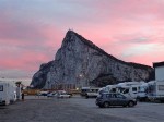 Gibraltar im Abendrot